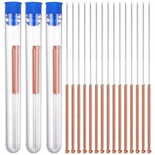 15Pcs 3D Printer Nozzle Cleaning Needles 0.6mm Gold picture