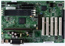 Motherboard, intel ws440bx (warm springs), gateway p/n 4000585, no audio picture