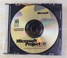 VTG Microsoft Project 98 Project Management Software Windows 95 / Windows NT CD picture