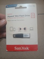 SanDisk iXpand 32GB Mini Flash Drive iPhone & iPad Compatible Brand New Nos picture