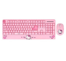 Sanrio Hello Kitty Wireless Keyboard Mouse Combo Set Korean/English picture