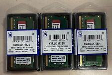 Lot of 3 Kingston Memory 4GB KVR24S17S6/4 picture