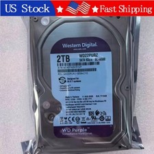 New Western Digital WD22PURZ 2TB Purple 256MB 3.5