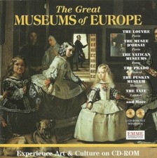 2CD-ROM 1996, The Great Museums Of Europe - Very Good picture