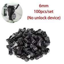 100pcs 6mm Plastic Anti Theft Locks Unlock Device Retail Shop Supermarket Peg picture