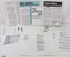 Vintage Computer Asgard Software Original Program Layouts News Adventure Guide picture