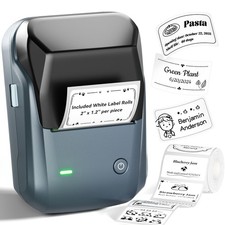 NIIMBOT B1 Label Maker, 2Inch Bluetooth Label Printer for Home, Blue picture
