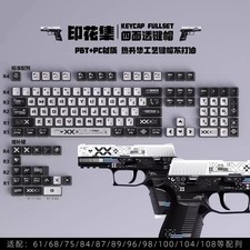 125 Keys PBT PC Translucent Pudding Keycaps Set for MX Mechanical Keyboards New picture