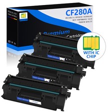 3x CF280A 80A Laser Toner Cartridge Compatible for HP LaserJet Pro M401dw M425dn picture