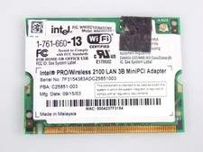 Sony 176166013 Intel PRO Wireless 2100 Wireless Card Wifi WiFi Card Mini PCI picture