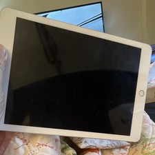 Apple iPad Series Tablet Silver with Home Button and White Bezel picture