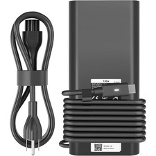 130W USB C Laptop Charger Compatible with Dell dell Charger, black picture