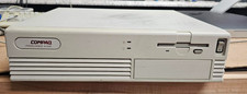 Clean Vintage Retro Gaming COMPAQ PROLINEA 4/66 Desktop Computer Powers/Posts picture