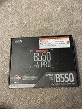 MSI B550-A PRO AMD AM4 B550 ATX Motherboard PCIe 4.0 DDR4 M.2 Gaming picture