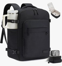 50L Travel Backpack Airline Carry On w/ 3 Packing Cubes Fits 17
