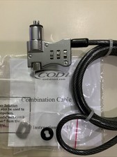 CODi 6' 3-Digit Combination Cable Lock for Laptops, desktops, printers, lcds NEW picture