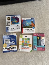 Vintage PC Software Collection – CorelDRAW 12, Micrografx Designer 3.1, More picture