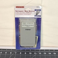 Interex Automatic Data Switch ADS-4C 4 Computers To Share 1 Parralel Printer picture