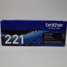 Brother 221 TN221BK Black Toner Cartridge Genuine OEM 2500 Pages HL MFC DCP picture