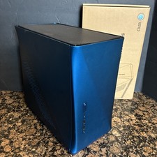 Fractal Design Era ITX V1 Aluminum Steel PC Case FD-CA-ERA-ITX-BU Midnight Blue  picture