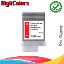 PFI-101 Red Ink Cartridge Fit Canon IPF 5000 IPF 6000s 5100 6100 6200  PFI-101R picture