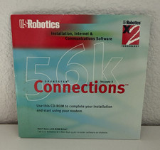 U.S. Robotics 56K Connections Vol 3 CD-ROM Vintage Internet Software Win 3.1/95 picture