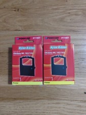 PORELON Nylon Ribbon - Okidata ML 182/192   2 Packs Lots picture