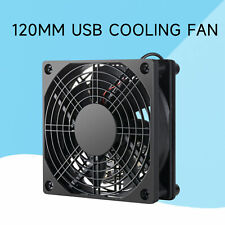 External Desktop 5V 120mm USB Cooler Stand 2500RPM Cool Fan For Router Modem PC  picture