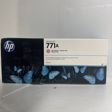GENUINE HP B6Y19A LIGHT MAGENTA PHOTO INK CARTRIDGE 771A FACTORY SEALED 03/2022 picture