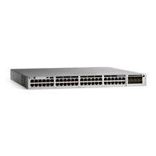 NEW Cisco C9300-48P-A 48 Port Gigabit POE+ Switch with module C9300-NM-8X picture