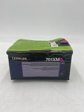 New Lexmark 701XM Magenta Toner Cartridge- Water Damaged Box picture