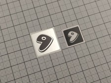 6 x Silver Gentoo Linux Stickers For The Computer Case & Super Key Pack picture