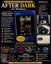 Berkeley Systems After Dark for Windows 3.5 Floppy Complete Vintage Screen Saver picture