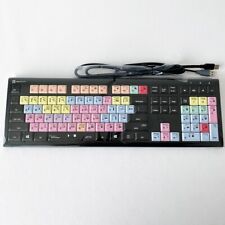 Used Logickeyboard ASTRA 2 Backlit Series Avid Pro Tools PC Keyboard LKB-PT-A2PC picture