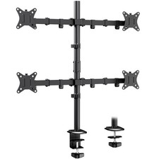 PUTORSEN Quad Monitor Stand, 4 Monitor Desk Mount for 17 to 32 Inch Screens, ... picture