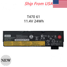 61 OEM Genuine 01AV423 Battery For Lenovo ThinkPad T470 T480 A475 A485 T570 T580 picture