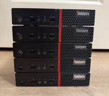 Lenovo M715q AMD Pro Quad Core 500GB HDD 8GB RAM Win10Pro-Lot of 5 Mini Desktops picture