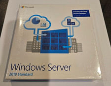 Windows Server 2019 Standard 10 clients 16 core p73-07701 BRAND NEW RETAIL picture