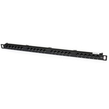 StarTech.com 24 Port 0.5U Cat5e Patch Panel - RJ45 Ethernet Rack Mount Cat 5e 11 picture