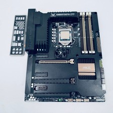 ASUS SABERTOOTH Z77, LGA 1155, Intel Motherboard, i7-3770 CPU 3.50 GHz picture