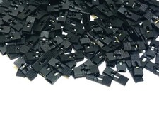 Mini Micro 2.54mm Header Jumper Caps BLACK Handle Circuit Board Shunt Part 100pc picture
