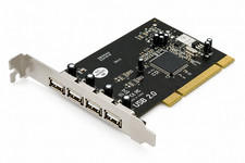 Adaptec NEC Chip AUA-4000C 4Port USB 2.0 PCI Card (Plug & Play) picture