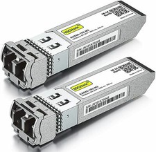 2 Pack Cisco SFP-10G-SR Compatible Module 10GBASE-SR 10G SFP+ Multimode LC 300m picture