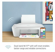 New HP 2942/2952 Wireless Printer-Copy-Scan+ HP INK-HP AI School Gift picture