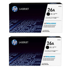 HP 26A CF226A Black Toner Cartridge Compatible ✅2 Pack High Yield New Closed Box picture