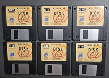 Vintage GTE Internet Windows 95 Versions 3.02 Floppy Disks Lot x 6 picture
