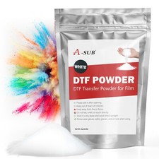 A-SUB DTF Powder for Sublimation,  33 LB Bulk White DTF Powder, 15 Packs picture