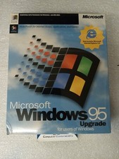 Brand New Vintage Microsoft Windows 95 (654-00212) CD Version Sealed  picture