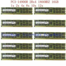 Samsung 16GB 32GB 64GB PC3-14900R DDR3 1866MHZ ECC REG Memory Server RDIMM Lot picture