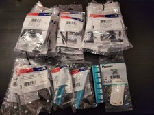 Lot of Leviton Fiber Optic Connectors - Multimode 50/125um Plates and Fastcams picture